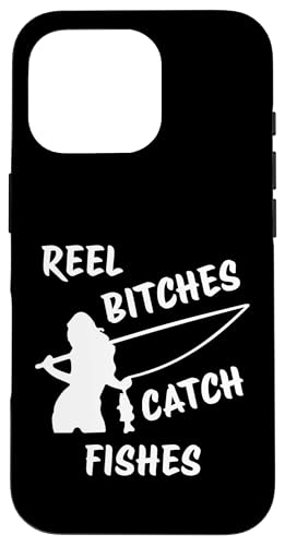 Angelrolle Hündinnen Fangen Fische Angeln Lady Angler Fangen Fische Hülle für iPhone 16 Pro von Fishing Way Of Life