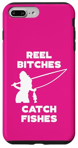 Angelrolle Hündinnen Fangen Fische Angeln Lady Angler Fangen Fische Hülle für iPhone 7 Plus/8 Plus von Fishing Way Of Life