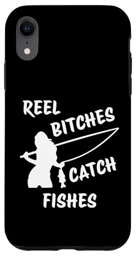 Angelrolle Hündinnen Fangen Fische Angeln Lady Angler Fangen Fische Hülle für iPhone XR von Fishing Way Of Life