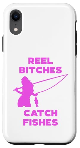 Angelrolle Hündinnen Fangen Fische Angeln Lady Angler Fangen Fische Hülle für iPhone XR von Fishing Way Of Life