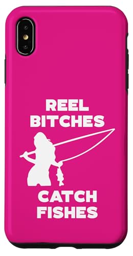 Angelrolle Hündinnen Fangen Fische Angeln Lady Angler Fangen Fische Hülle für iPhone XS Max Angelrolle Hündinnen Fangen Fische Angeln Lady Angler Fangen Fische Hülle für iPhone XS Max von Fishing Way Of Life