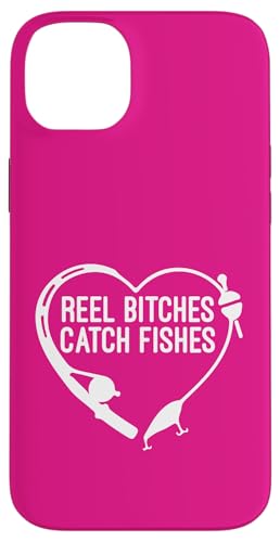 Angelrolle Hündinnen fangen Fische Angeln Herz Angler Fischer Hülle für iPhone 14 Plus Angelrolle Hündinnen fangen Fische Angeln Herz Angler Fischer Hülle für iPhone 14 Plus von Fishing Way of Life