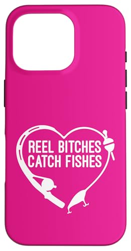 Angelrolle Hündinnen fangen Fische Angeln Herz Angler Fischer Hülle für iPhone 16 Pro Angelrolle Hündinnen fangen Fische Angeln Herz Angler Fischer Hülle für iPhone 16 Pro von Fishing Way of Life