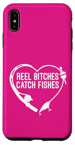 Angelrolle Hündinnen fangen Fische Angeln Herz Angler Fischer Hülle für iPhone XS Max Angelrolle Hündinnen fangen Fische Angeln Herz Angler Fischer Hülle für iPhone XS Max von Fishing Way of Life