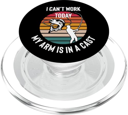 I Can't Work Today My Arm is in a Cast Fun Fisherman Geschenk PopSockets PopGrip für MagSafe I Can't Work Today My Arm is in a Cast Fun Fisherman Geschenk PopSockets PopGrip für MagSafe von Fishing Way of Life