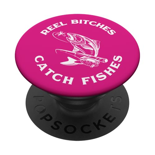 Reel Bitches Fangen Fische Fliegenfischen Forellen Angler Fische PopSockets Klebender PopGrip Reel Bitches Fangen Fische Fliegenfischen Forellen Angler Fische PopSockets Klebender PopGrip von Fishing Way of Life