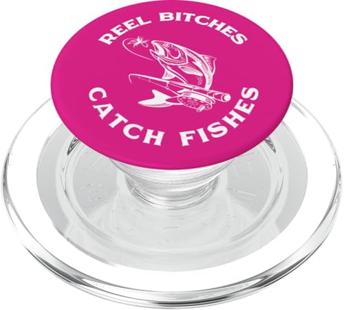 Reel Bitches Fangen Fische Fliegenfischen Forellen Angler Fische PopSockets PopGrip für MagSafe Reel Bitches Fangen Fische Fliegenfischen Forellen Angler Fische PopSockets PopGrip für MagSafe von Fishing Way of Life