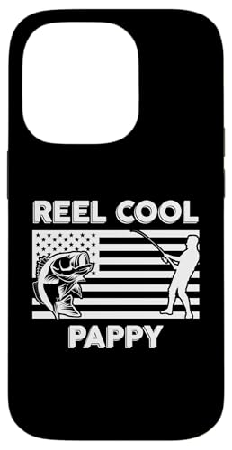 Reel Cool Pappy Amerikanische Flagge Papa Opa Fisch Fischer Hülle für iPhone 14 Pro von Fishing Way of Life
