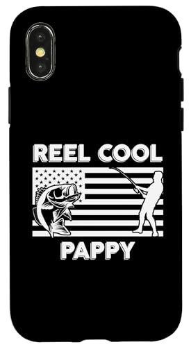 Reel Cool Pappy Amerikanische Flagge Papa Opa Fisch Fischer Hülle für iPhone X/XS Reel Cool Pappy Amerikanische Flagge Papa Opa Fisch Fischer Hülle für iPhone X/XS von Fishing Way of Life