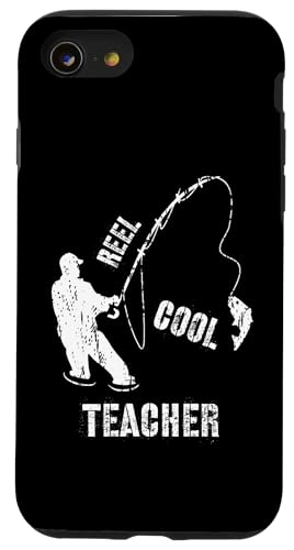 Reel Cool Teacher Opa Angler Angeln Fischer Geschenk Hülle für iPhone SE (2020) / 7 / 8 von Fishing Way of Life