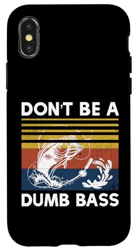 Sei kein dummer Bassangler Fischfischer beim Fangen Hülle für iPhone X/XS Sei kein dummer Bassangler Fischfischer beim Fangen Hülle für iPhone X/XS von Fishing Way of Life