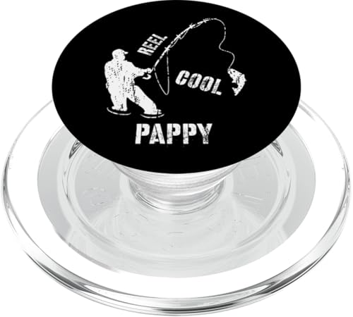 Vintage Reel Cool Pappy Fishing Fisherman Geschenk PopSockets PopGrip für MagSafe von Fishing Way of Life
