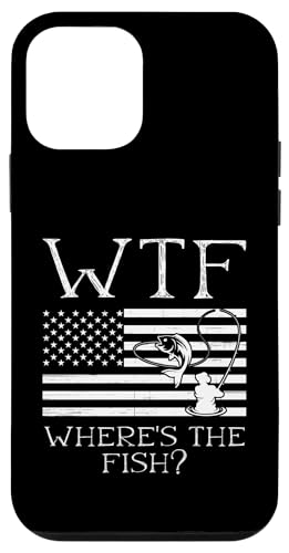 WTF Where's The Fish? Angler Fisherman USA Flagge Angeln Hülle für iPhone 12 mini WTF Where's The Fish? Angler Fisherman USA Flagge Angeln Hülle für iPhone 12 mini von Fishing Way of Life