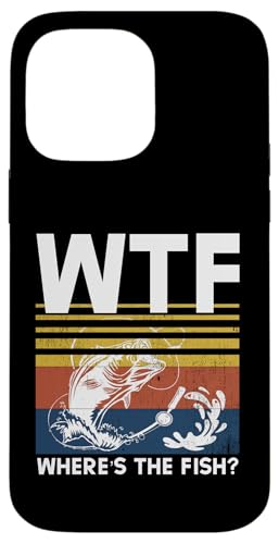WTF Where's The Fish? Angler Fisherman USA Flagge Angeln Hülle für iPhone 14 Pro Max WTF Where's The Fish? Angler Fisherman USA Flagge Angeln Hülle für iPhone 14 Pro Max von Fishing Way of Life