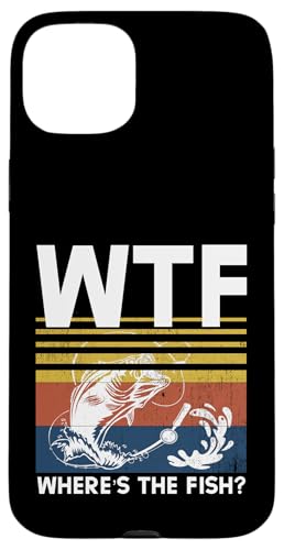 WTF Where's The Fish? Angler Fisherman USA Flagge Angeln Hülle für iPhone 15 Plus WTF Where's The Fish? Angler Fisherman USA Flagge Angeln Hülle für iPhone 15 Plus von Fishing Way of Life