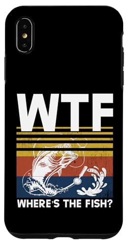 WTF Where's The Fish? Angler Fisherman USA Flagge Angeln Hülle für iPhone XS Max WTF Where's The Fish? Angler Fisherman USA Flagge Angeln Hülle für iPhone XS Max von Fishing Way of Life