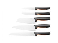 Fiskars 1057558, Messer-Set, Edelstahl, Edelstahl, Schwarz, Ergonomisch, Softgrip, Finnland von Fiskars