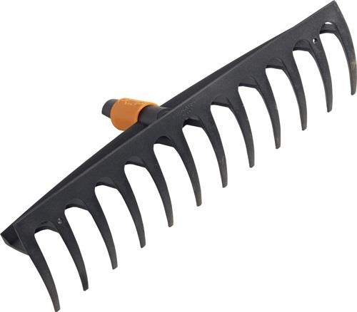 Fiskars Kunststoffrechen QuikFit™ Arbeits-B.410mm 12 Zinken 1000643 von Fiskars
