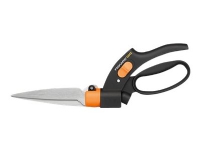 Fiskars Servo-System GS42 - Grasschere - glasfaserverstärkter Kunststoff - 32,2 cm - schwarz mit orangem Griff von Fiskars