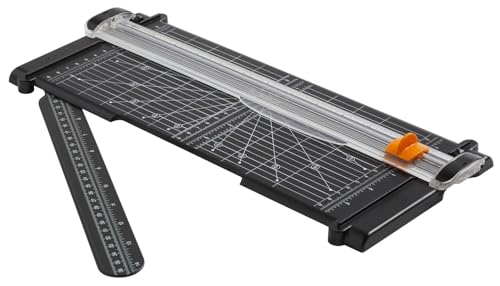 Fiskars Papierschneidemaschine, SureCut, A4-Hochformat, A3-Querformat, Mit Schnittlinienführung, Recycelte Materialien, 1077984 von Fiskars