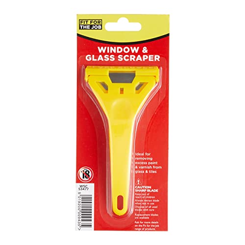 Fit For The Job Fenster-/Glas-/Farbschaber; schnelles/einfaches Entfernen v. Farbe, Klebstoff, Aufklebern usw von Glas-, UPVC-, Holz- u. Metalloberfl., Rasiermesserschaber z. Entfernen v. Aufklebern Fit For The Job Fenster-/Glas-/Farbschaber; schnelles/einfaches Entfernen v. Farbe, Klebstoff, Aufklebern usw von Glas-, UPVC-, Holz- u. Metalloberfl., Rasiermesserschaber z. Entfernen v. Aufklebern von Fit For The Job
