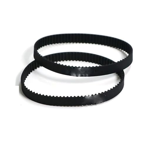 2/5 stücke S2M Zahnriemen 396/400/404/406/412mm Breite 6/9/10/15mm Gummi Synchron Gürtel Closed Loop Gürtel Ersatzteile(S2M-412 (206 Teeth),2pcs9mm) von Fitaulip