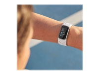 Fitbit Charge 5, Aktivitäts-Trackerarmband, AMOLED, GPS, Nahfeldkommunikation (NFC), Wasserfest, Weiß von Fitbit