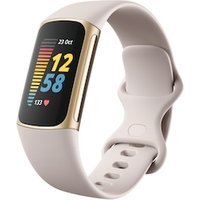 Fitbit Charge 5 Fitness-Tracker Weiß/Gold von Fitbit