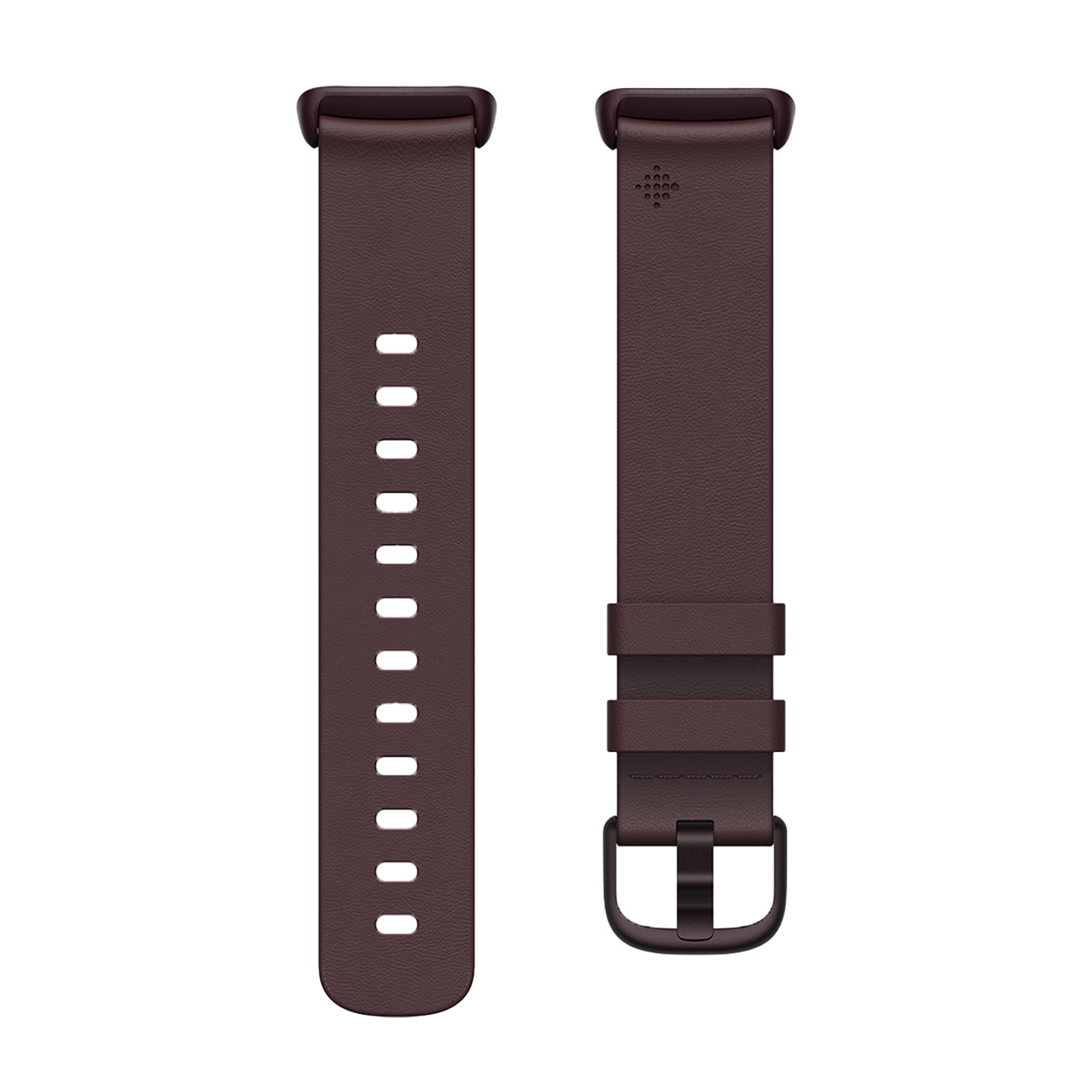 Fitbit Charge 5 Leather Band L Braun von Fitbit