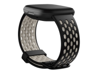 Fitbit FB174SBBKWTS, Band, Smartwatch, Schwarz, Weiß, Fitbit, Sense, Versa 3, Aluminium, Silikon von Fitbit