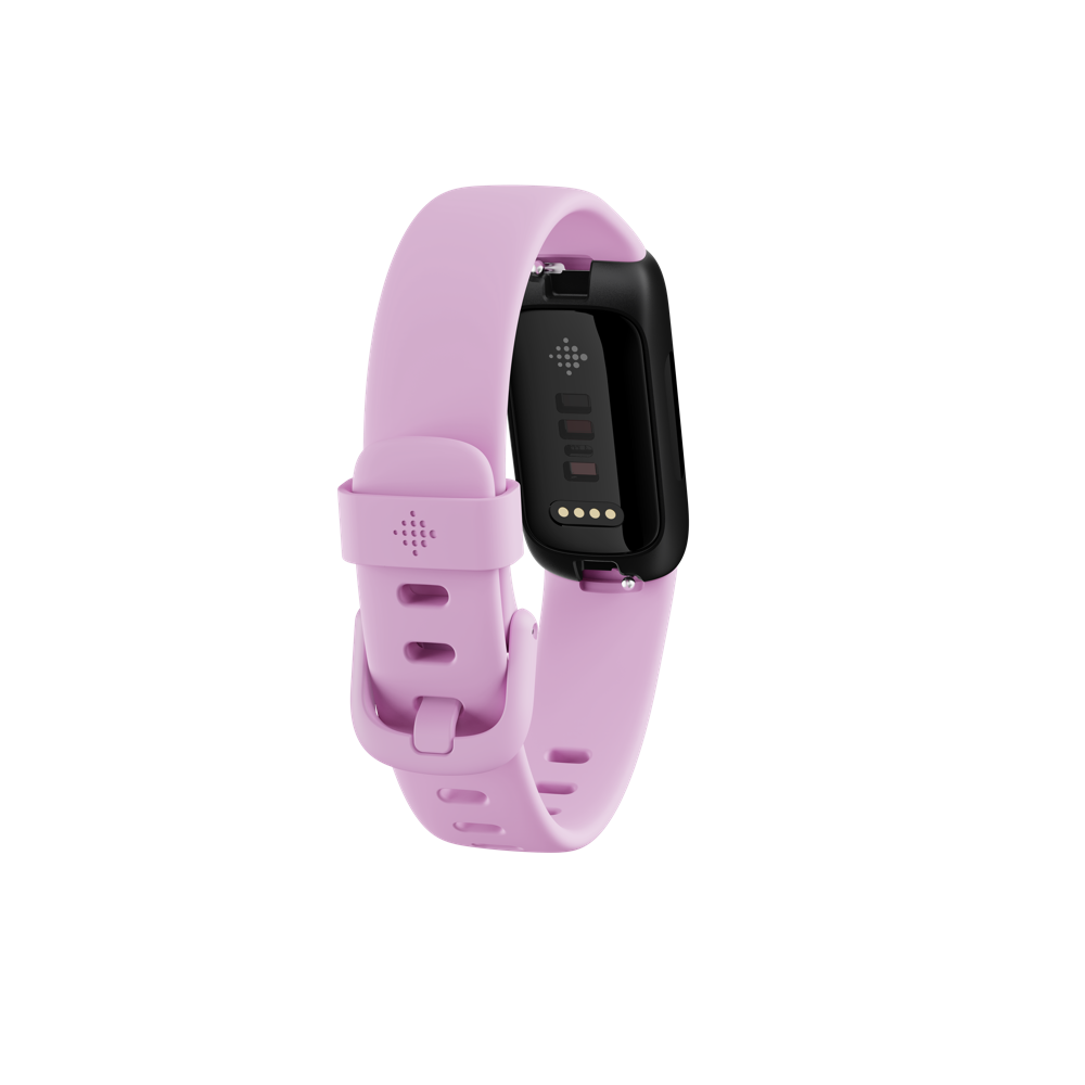 Fitbit Inspire 3 - Schwarz - Aktivitätsmesser mit Band - lilac bliss - Handgelenkgröße: bis zu 221 mm - Bluetooth (FB424BKLV) von Fitbit