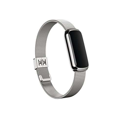 Fitbit Luxe Platinum Stainless Steel Mesh Accessory Band von Fitbit