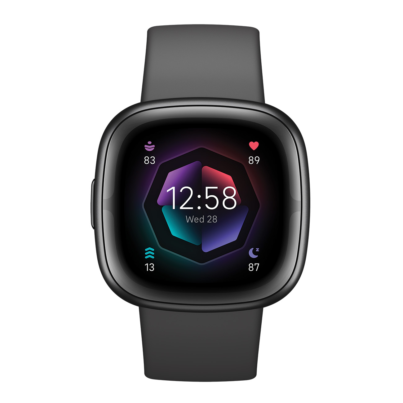 Fitbit Sense 2 in Shadow Grey | Smartwatch | EDA-SENSOR F?R STRESSMANAGEMENT | EKG-FUNKTION | AKKU F?R 6+ TAGE & SCHNELLES LADEN | 40+ TRAININGSMODI von Fitbit