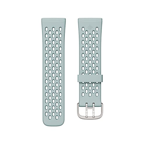 Fitbit Unisex-Adult Versa 4/Sense 2,S Band,Sea Blue/Ocean,L Activity Tracker Accessory, Large von Fitbit