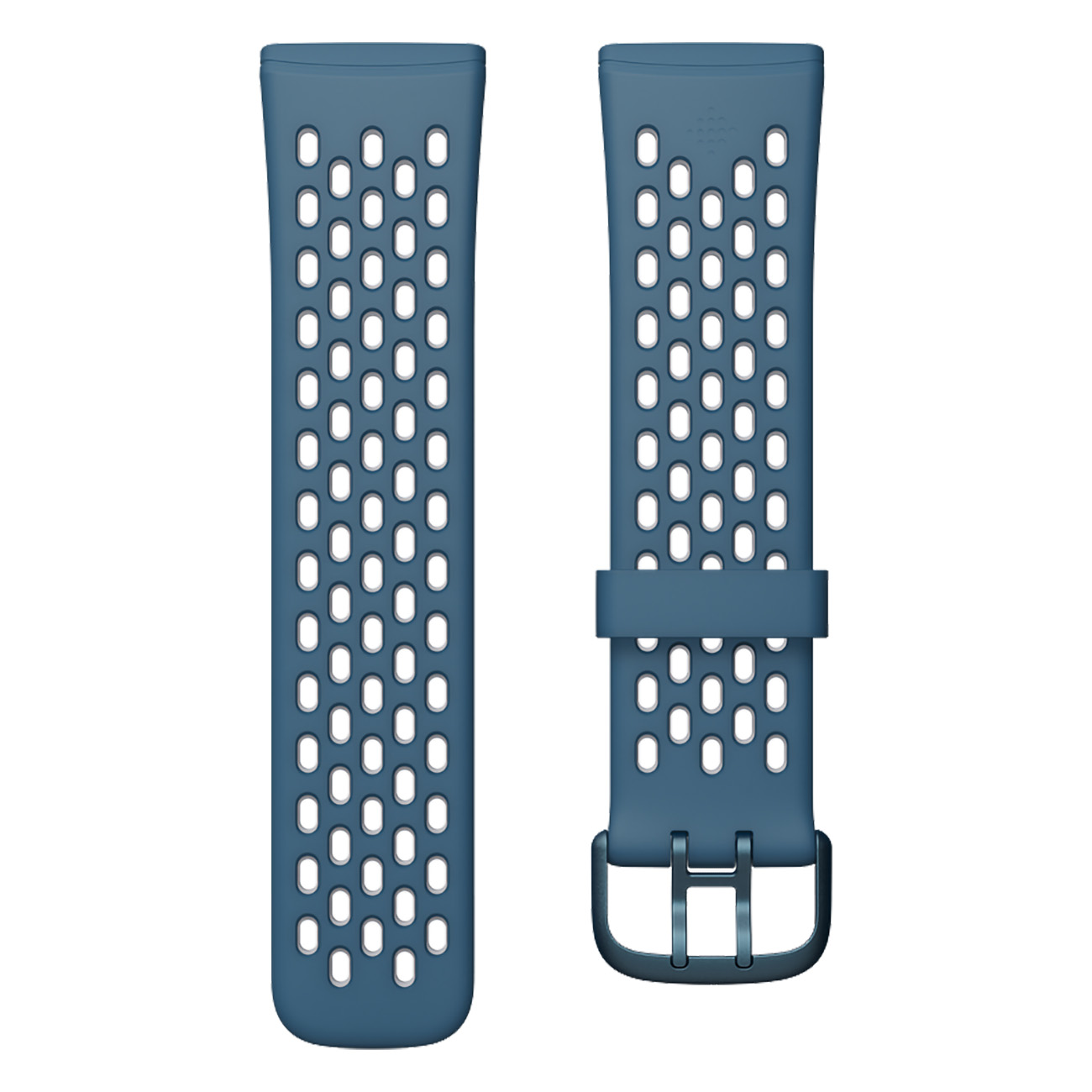 Fitbit Versa 3/ Sense, Sport Band-blau-L | Armband | Flexibles, robustes Silikonmaterial | Wasserabweisend | Passend f?r Sense und Versa 3 von Fitbit