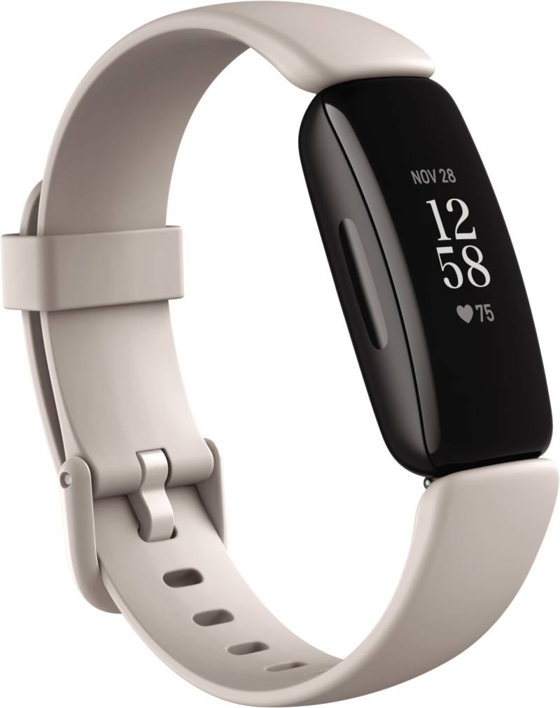Inspire 2 Activity Tracker lunar white/black von Fitbit