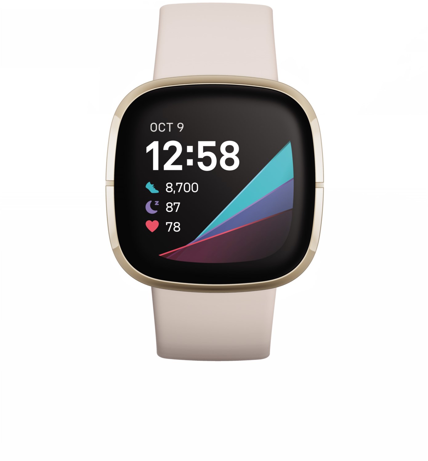 Sense Smartwatch mondweiß/edelstahl softgold von Fitbit