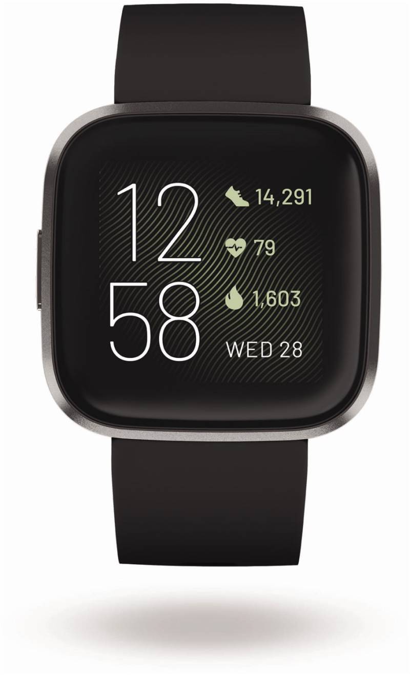 Versa 2 Smartwatch schwarz/carbon von Fitbit