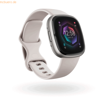 fitbit Sense 2, Lunar White / Platinum fitbit Sense 2, Lunar White / Platinum von Fitbit