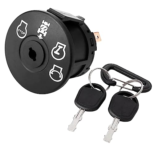 Rasenmäher Traktor Zündschalter mit 4 Positionen und 7 Terminals kompatibel mit AYP, Husqvarna, Craftsman, MPN, Delta, Poulan, Ariens, MTD, Snapper und mehr, 532193350 193350 33457 Rasenmäher Traktor Zündschalter mit 4 Positionen und 7 Terminals kompatibel mit AYP, Husqvarna, Craftsman, MPN, Delta, Poulan, Ariens, MTD, Snapper und mehr, 532193350 193350 33457 von Fitepro