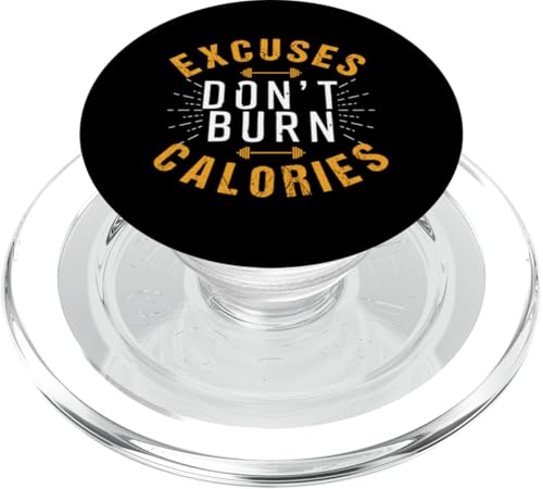 Ausreden verbrennen keine Kalorien Fitnessdesign PopSockets PopGrip für MagSafe Ausreden verbrennen keine Kalorien Fitnessdesign PopSockets PopGrip für MagSafe von Fitness And Workout Designs For Gym Goers