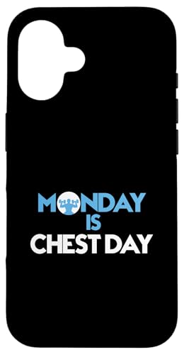 Cooles Fitness-Zitat "Monday Is Chest Day" Hülle für iPhone 16 Cooles Fitness-Zitat "Monday Is Chest Day" Hülle für iPhone 16 von Fitness And Workout Designs For Gym Goers