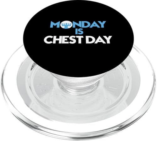 Cooles Fitness-Zitat "Monday Is Chest Day" PopSockets PopGrip für MagSafe Cooles Fitness-Zitat "Monday Is Chest Day" PopSockets PopGrip für MagSafe von Fitness And Workout Designs For Gym Goers