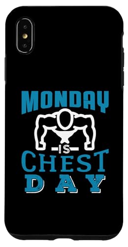 Fitness-Zitat Montag ist Brusttag Hülle für iPhone XS Max Fitness-Zitat Montag ist Brusttag Hülle für iPhone XS Max von Fitness And Workout Designs For Gym Goers