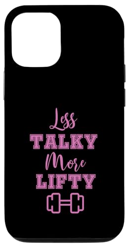 Less Talky More Lifty Fitness-Zitat Hülle für iPhone 12/12 Pro Less Talky More Lifty Fitness-Zitat Hülle für iPhone 12/12 Pro von Fitness And Workout Designs For Gym Goers