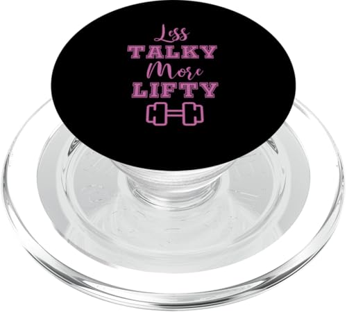 Less Talky More Lifty Fitness-Zitat PopSockets PopGrip für MagSafe Less Talky More Lifty Fitness-Zitat PopSockets PopGrip für MagSafe von Fitness And Workout Designs For Gym Goers