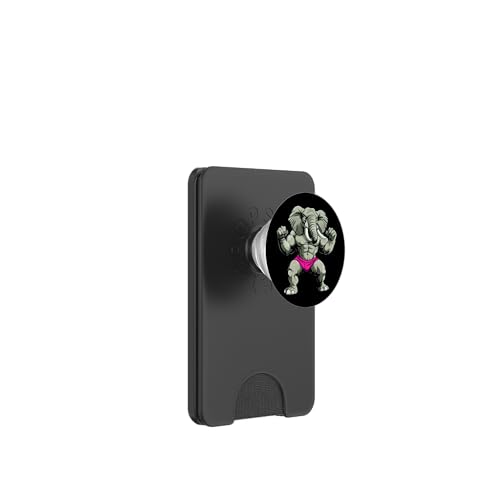 Elefant Fitness PopSockets PopWallet für MagSafe Elefant Fitness PopSockets PopWallet für MagSafe von Fitness Animals