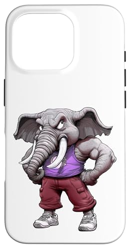Elefant Sport Coach Hülle für iPhone 16 Pro Elefant Sport Coach Hülle für iPhone 16 Pro von Fitness Animals