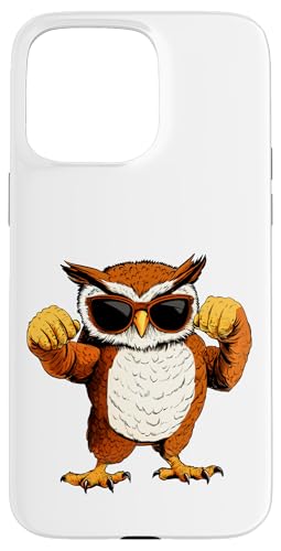 Eule Sporttrainer Hülle für iPhone 15 Pro Max Eule Sporttrainer Hülle für iPhone 15 Pro Max von Fitness Animals