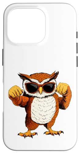 Eule Sporttrainer Hülle für iPhone 16 Pro Eule Sporttrainer Hülle für iPhone 16 Pro von Fitness Animals